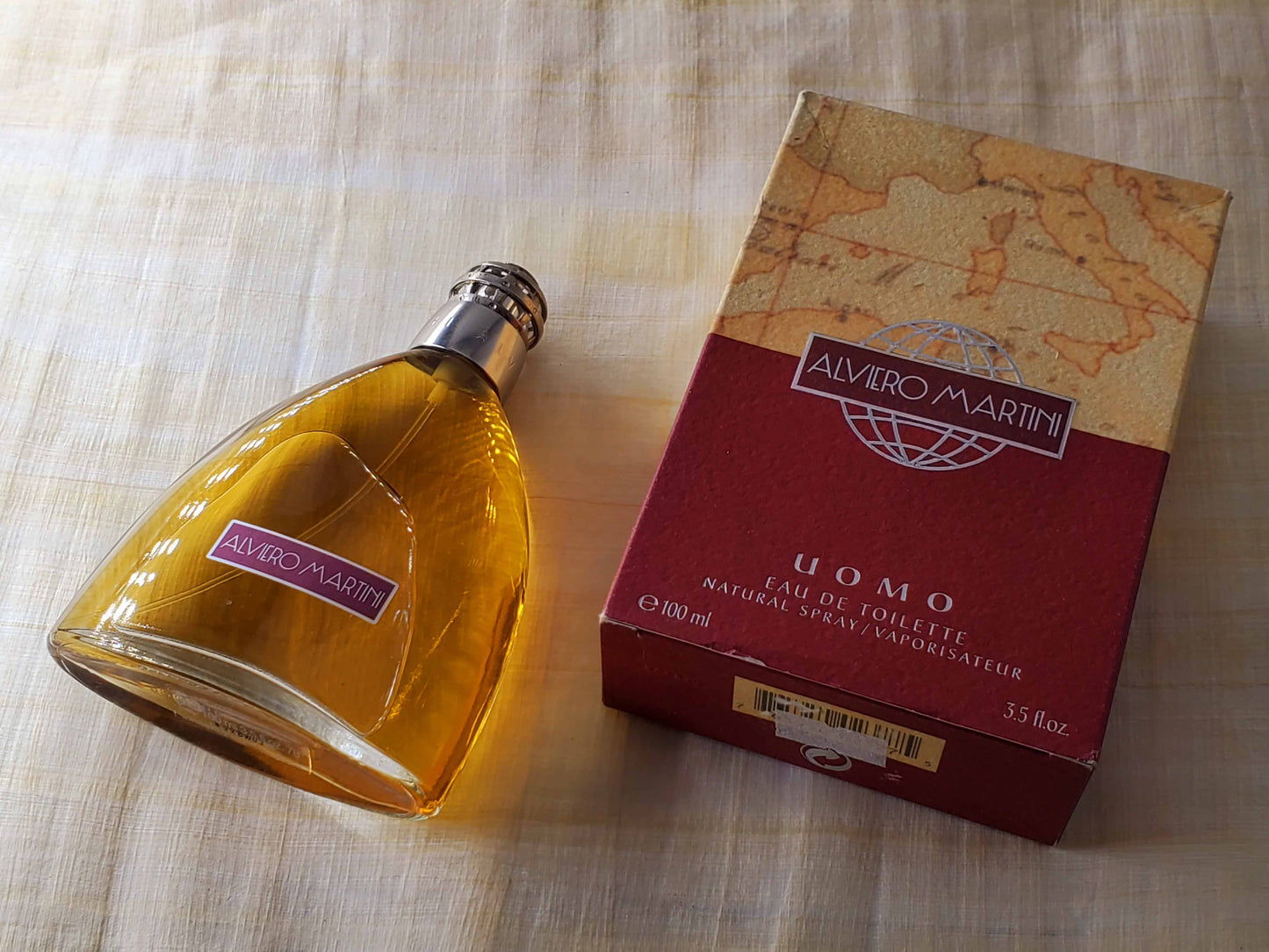Alviero Martini Uomo EDT Spray 100 ml 3.4 oz. Rare, Vintage