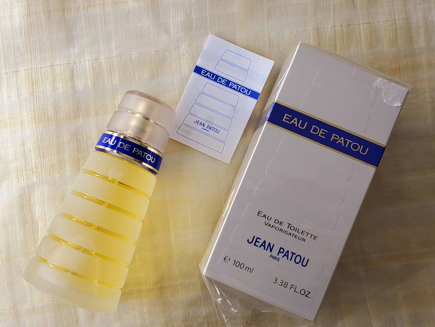 Eau de Patou Jean Patou for women EDT Spray 100 ml 3.4 oz OR 50 ml 1.7 oz, Vintage, Rare, Sealed