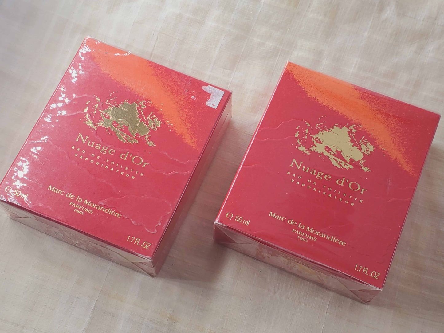 Nuage d'Or Marc de la Morandiere for women EDT Spray 50+50 ml 3.4 oz OR 30+30 ml 2 oz, Vintage, Rare, As Pic