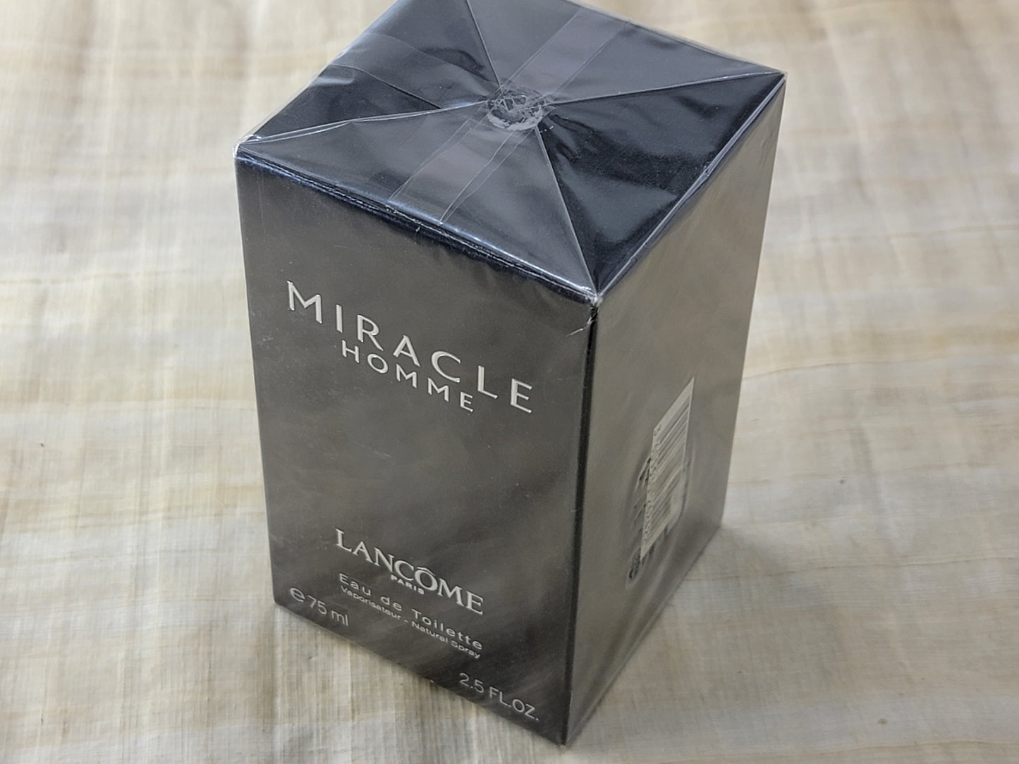 Miracle Homme Lancome EDT Spray 75 ml 2.5 oz OR 50 ml 1.7 oz Or Aftershave 100 ml, Vintage, Rare, Sealed
