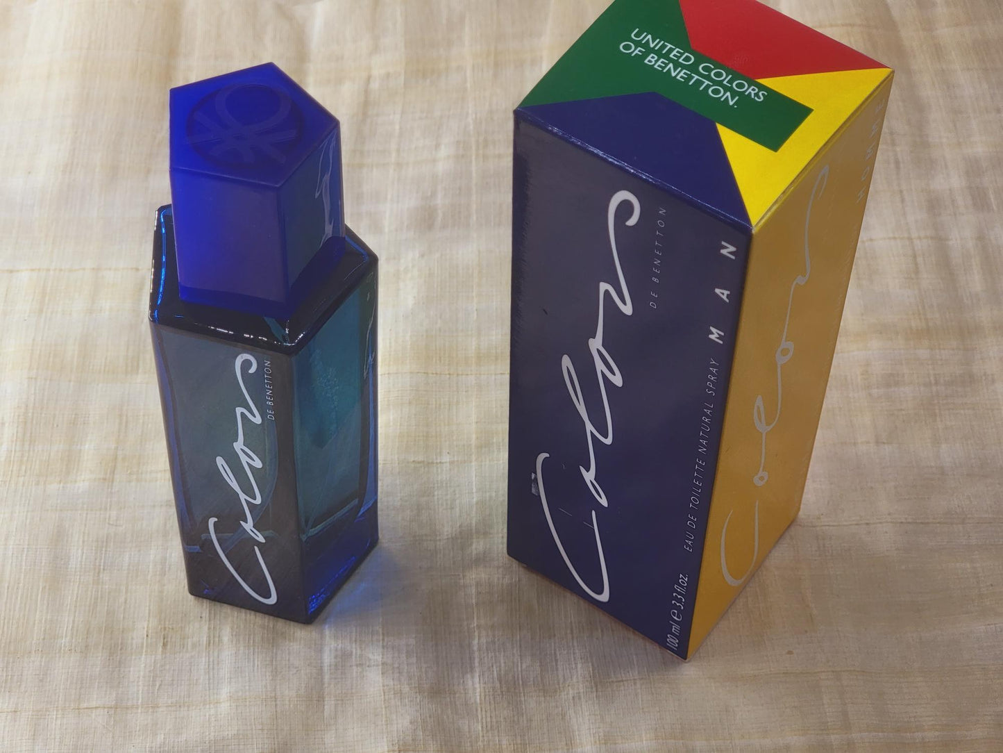 Colors de Benetton Man Benetton for men EDT Spray 100 ml 3.4 oz, Vintage, Rare