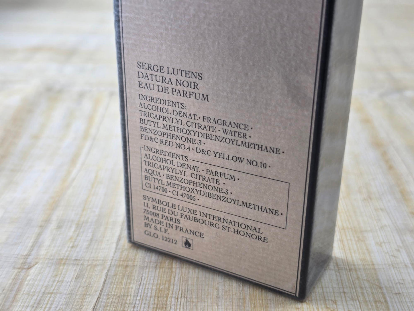 Datura Noir Serge Lutens (Shiseido version) Unisex EDP Spray 50 ml 1.7 oz, Vintage, Rare, Sealed