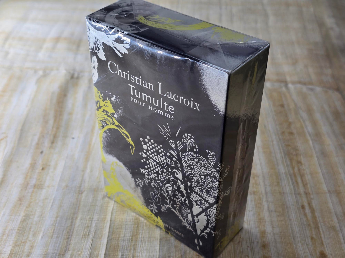 Christian Lacroix Tumulte Pour Homme EDT Spray 100 ml 3.4 oz Or 50 ml 1.7 oz, Vintage, Rare, Sealed