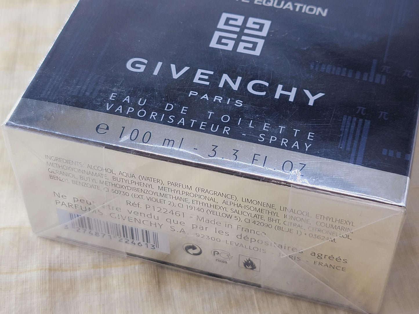 Pi Neo Ultimate Equation Givenchy for men EDT Spray 100 ml 3.4 oz, Rare, Vintage, Sealed