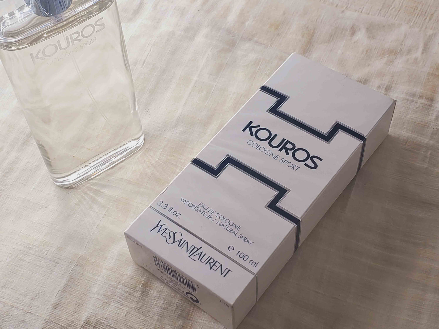 Kouros Cologne Sport Yves Saint Laurent for men EDC Spray 100 ml 3.4 oz, Rare, Vintage