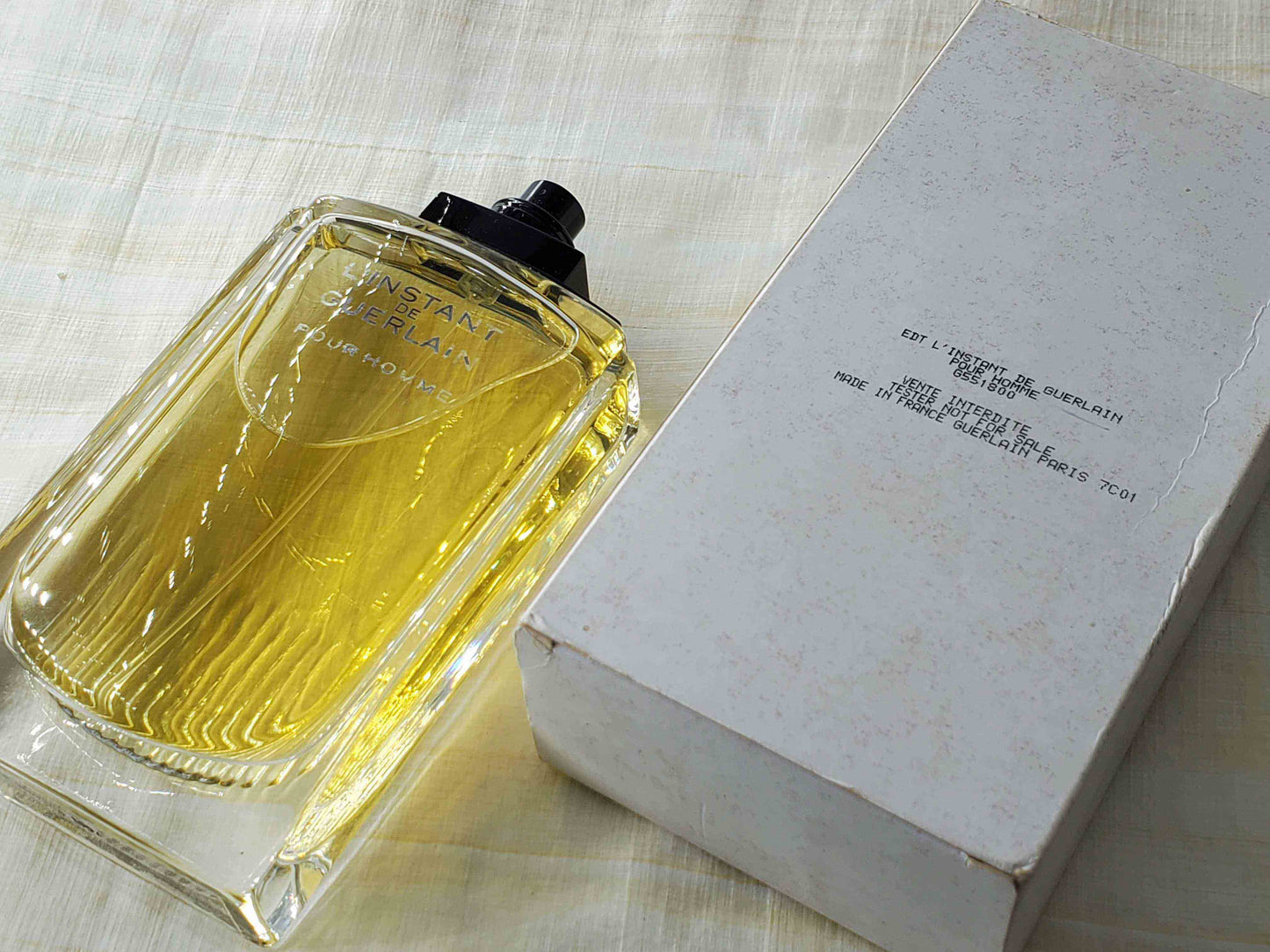 L'Instant de Guerlain pour Homme for men EDT Spray 125 ml 4.2 oz NIB Or Tester, Rare, Vintage