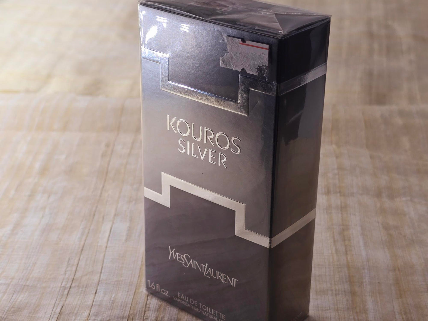 Yves Saint Laurent Kouros Silver for men EDT Spray 100 ml 3.4 oz OR 50 ml 1.7 oz, Rare, Vintage, Sealed
