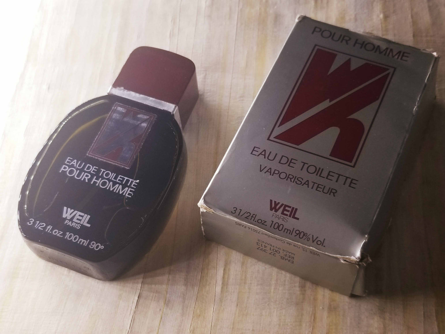 Weil Pour Homme for men EDT Spray 100 ml 3.4 oz, Vintage, Rare