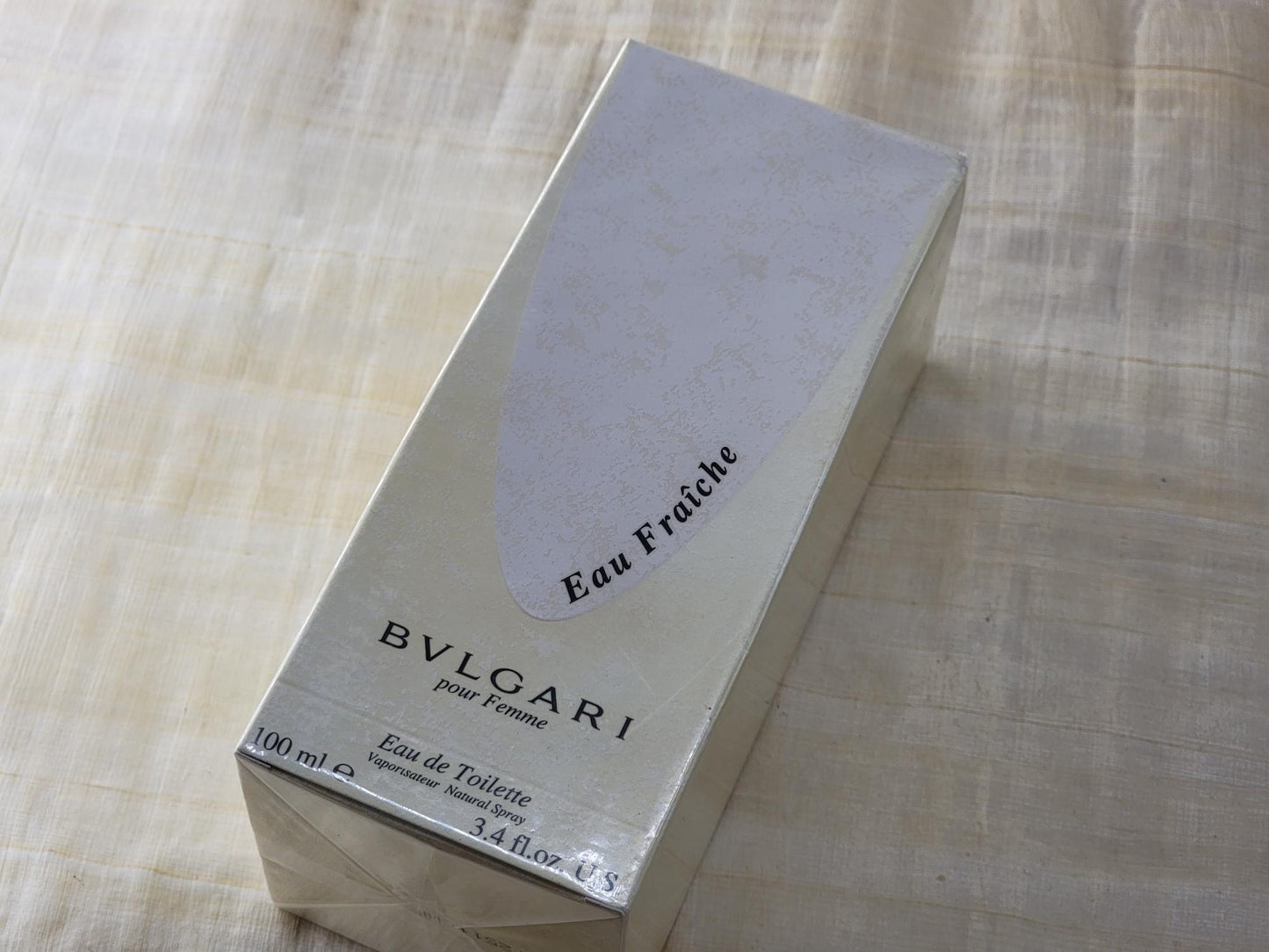 Eau Fraiche Bvlgari for women EDT Spray 100 ml 3.4 oz, Vintage, Rare, Sealed