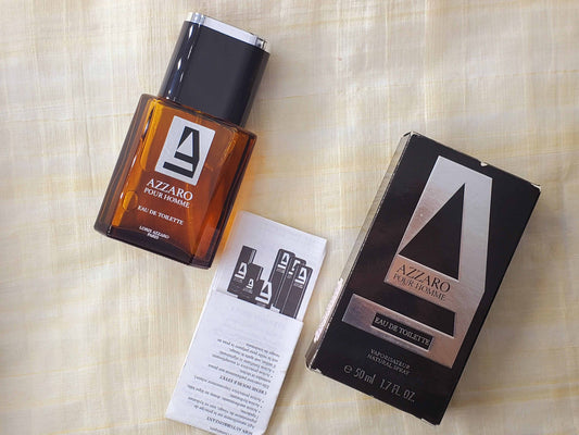 Azzaro Pour Homme 1980s for men EDT Spray 50 ml 1.7 oz, Rare, Vintage