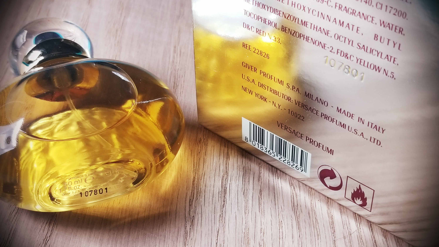 Versace Essence Emotional Versace for women EDT Spray 50 ml 1.7 oz, Rare, Vintage