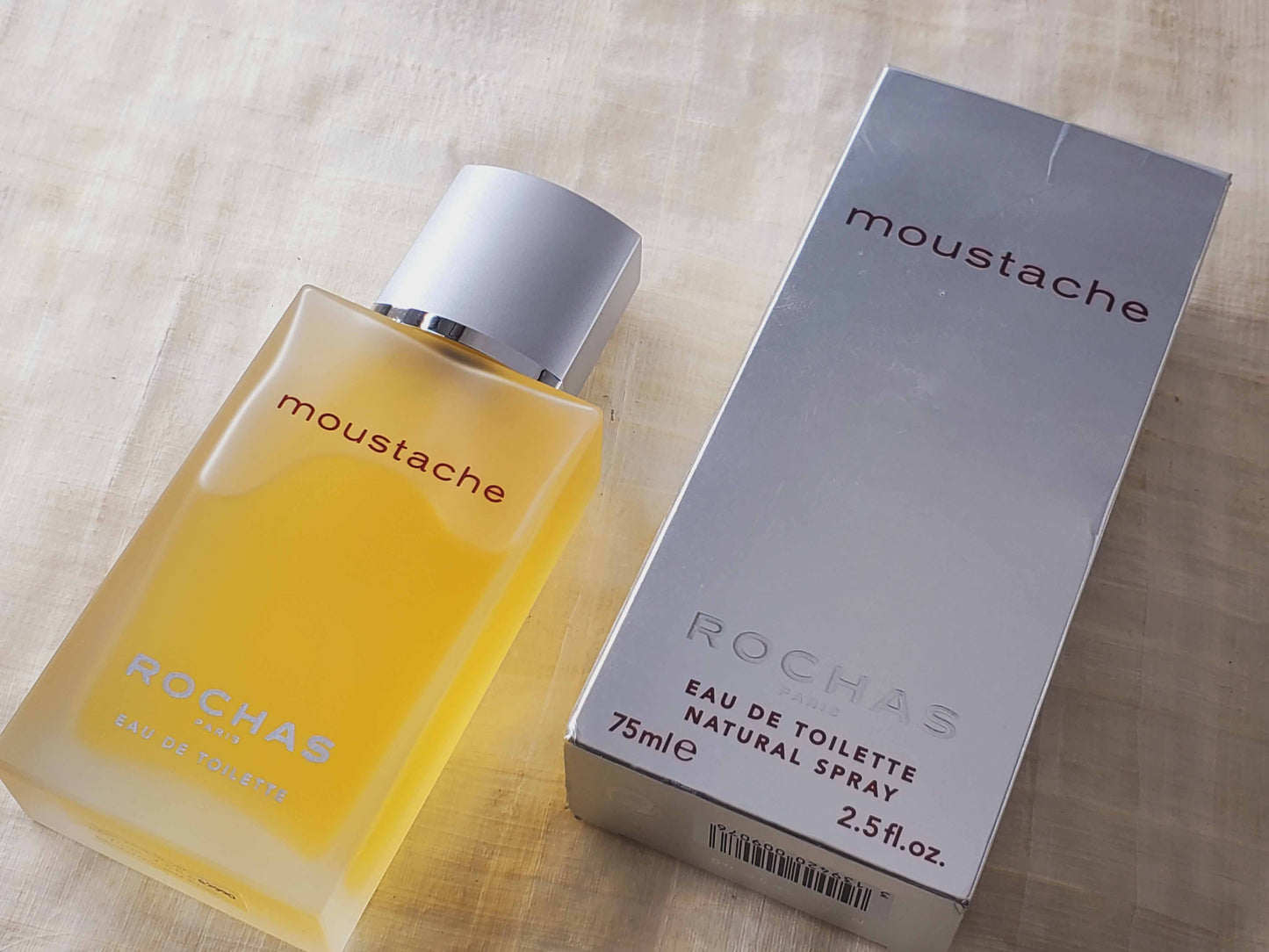 Moustache Rochas for men EDT Spray 75 ml 2.5 oz, Rare, Vintage, Sealed