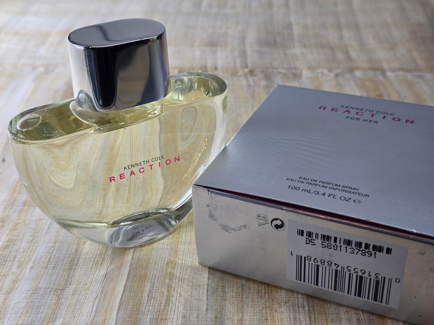 Reaction for Her Kenneth Cole for women EDP Spray 100 ml 3.4 oz, Vintage, Rare
