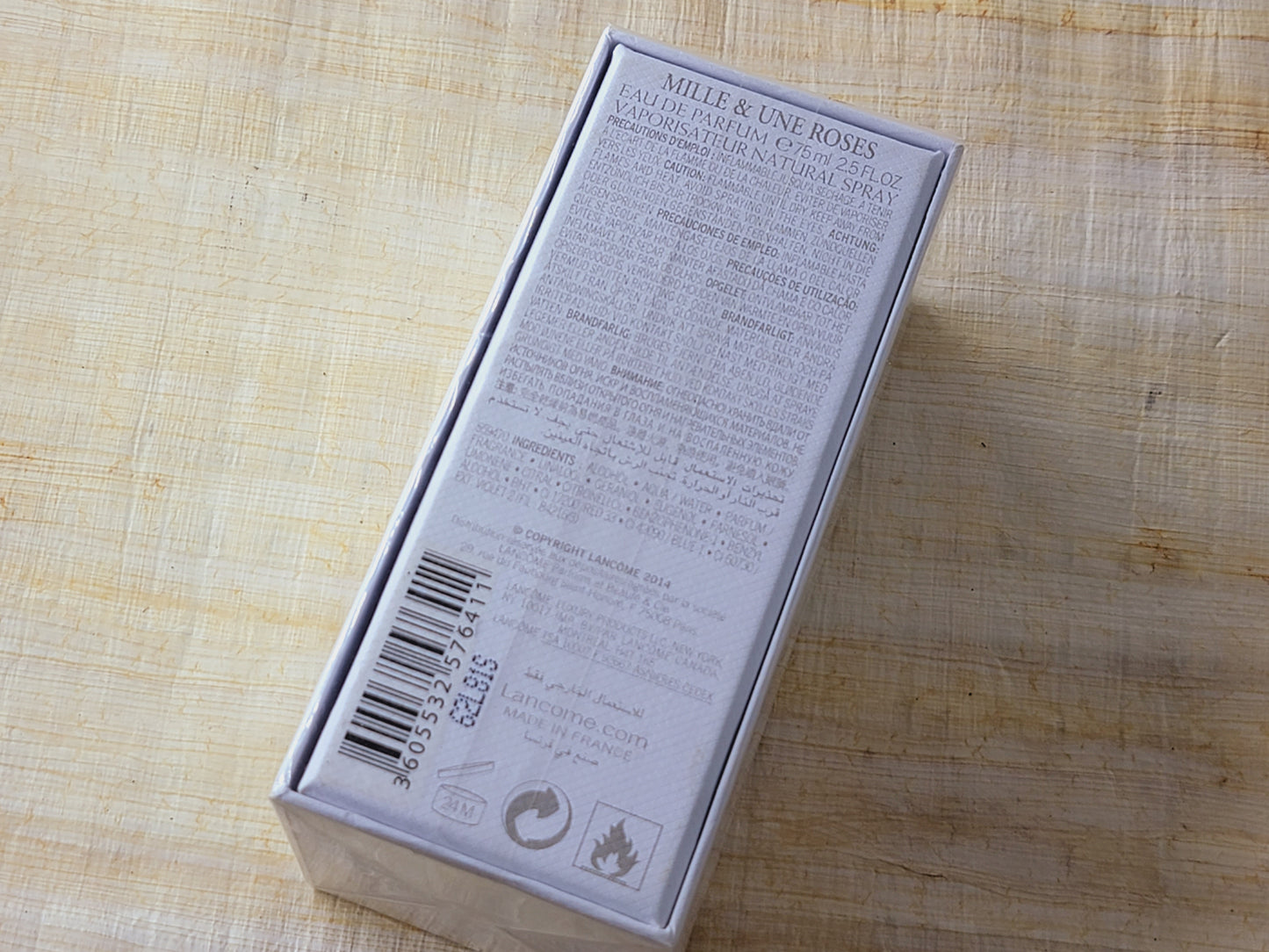 Mille et Une Roses Lancôme for women EDP Spray 75 ml 2.5 oz, Vintage, Sealed