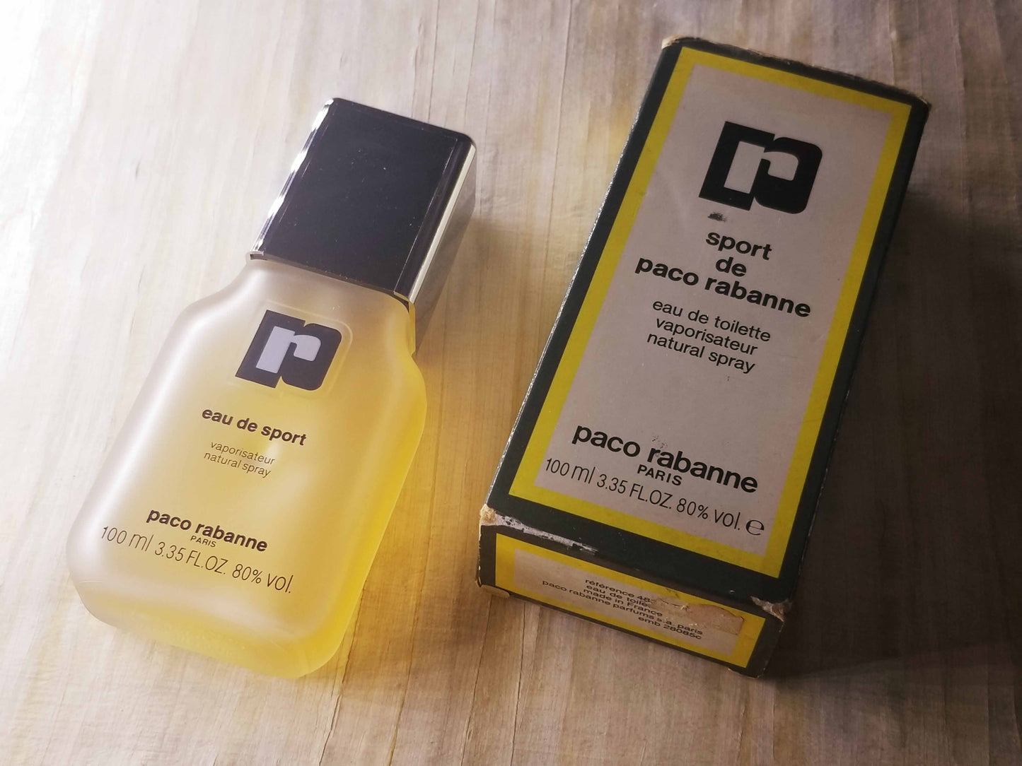 Sport de Paco Rabanne for men EDT Spray 100 ml 3.4 oz, Vintage, Rare، As Pics