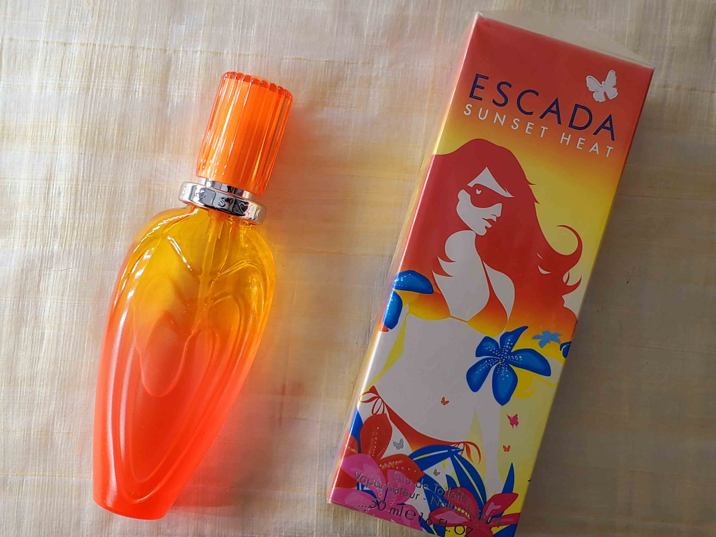 Sunset Heat Escada for women EDT Spray 100 ml 3.4 oz OR 50 ml 1.7 oz, Rare, Vintage
