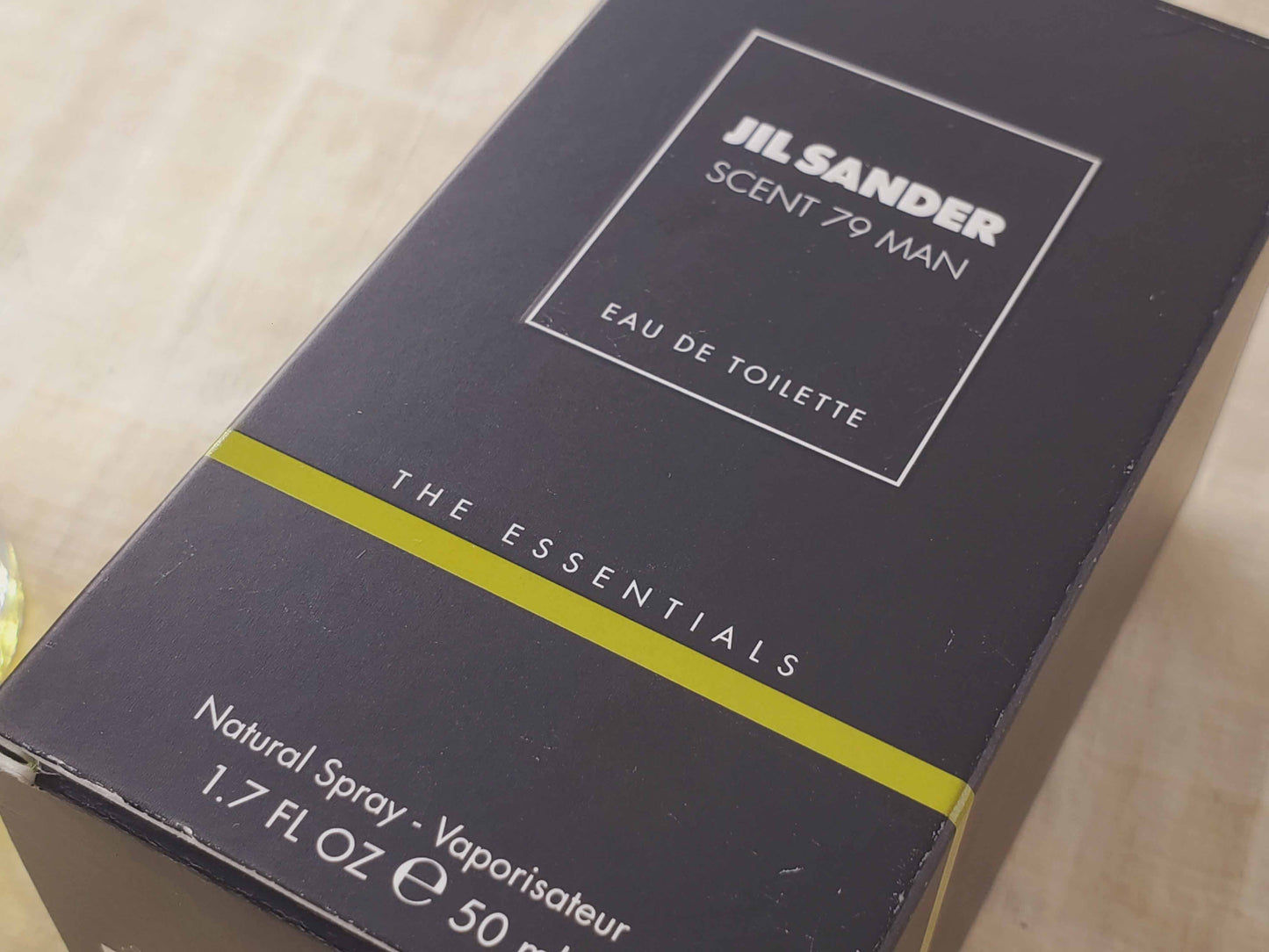 The Essentials Scent 79 Man Jil Sander EDT Spray 50 ML 1.7 oz, Vintage, Rare, As Pics