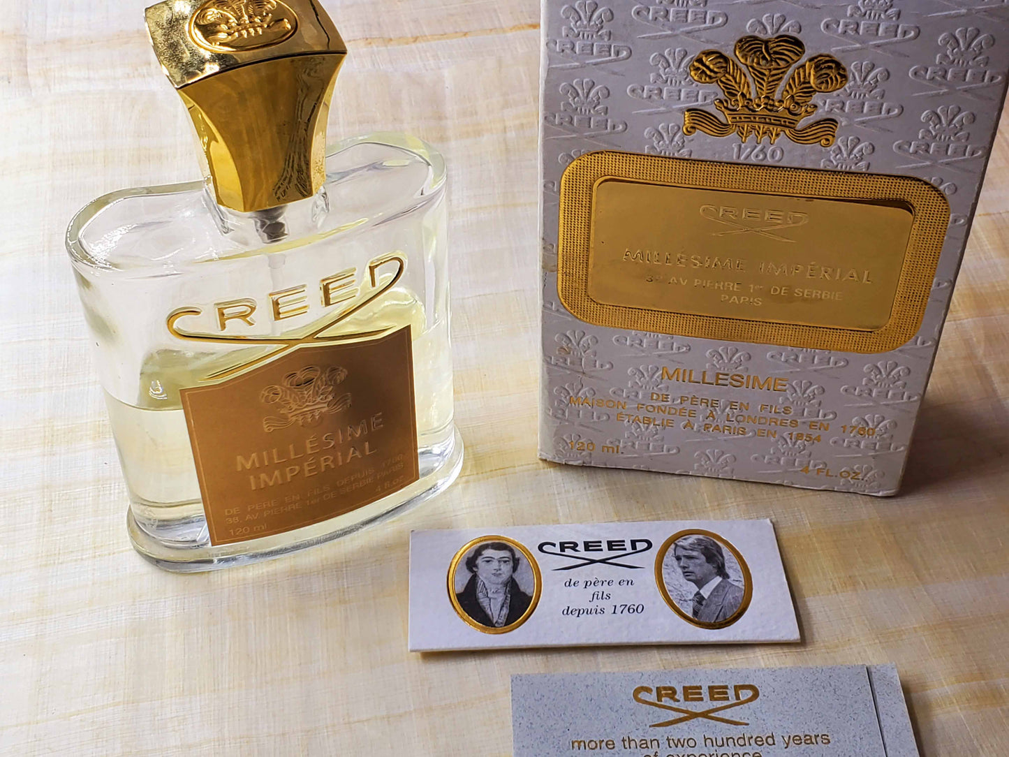 Millésime Impérial Creed for Unisex EDP Spray 120 ml 4 oz, Rare, Vintage 2011 Batch A3311N02, As Pics