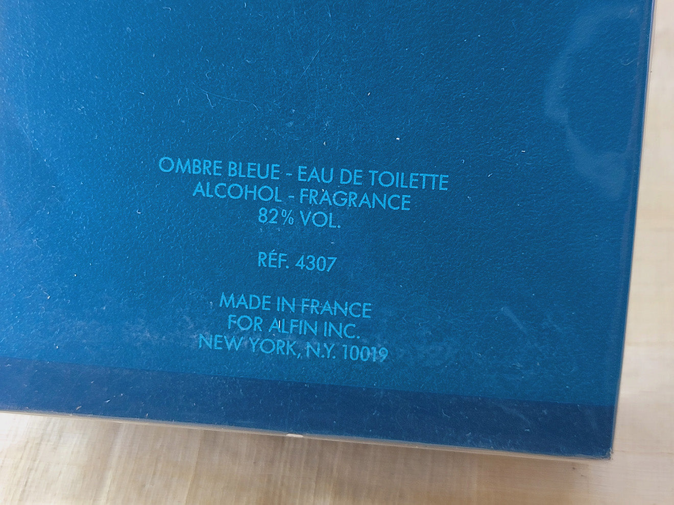 Ombre Bleue Jean Charles EDT Spray 100 ml 3.4 oz OR 50 ml 1.7 oz, Vintage, Rare, Sealed