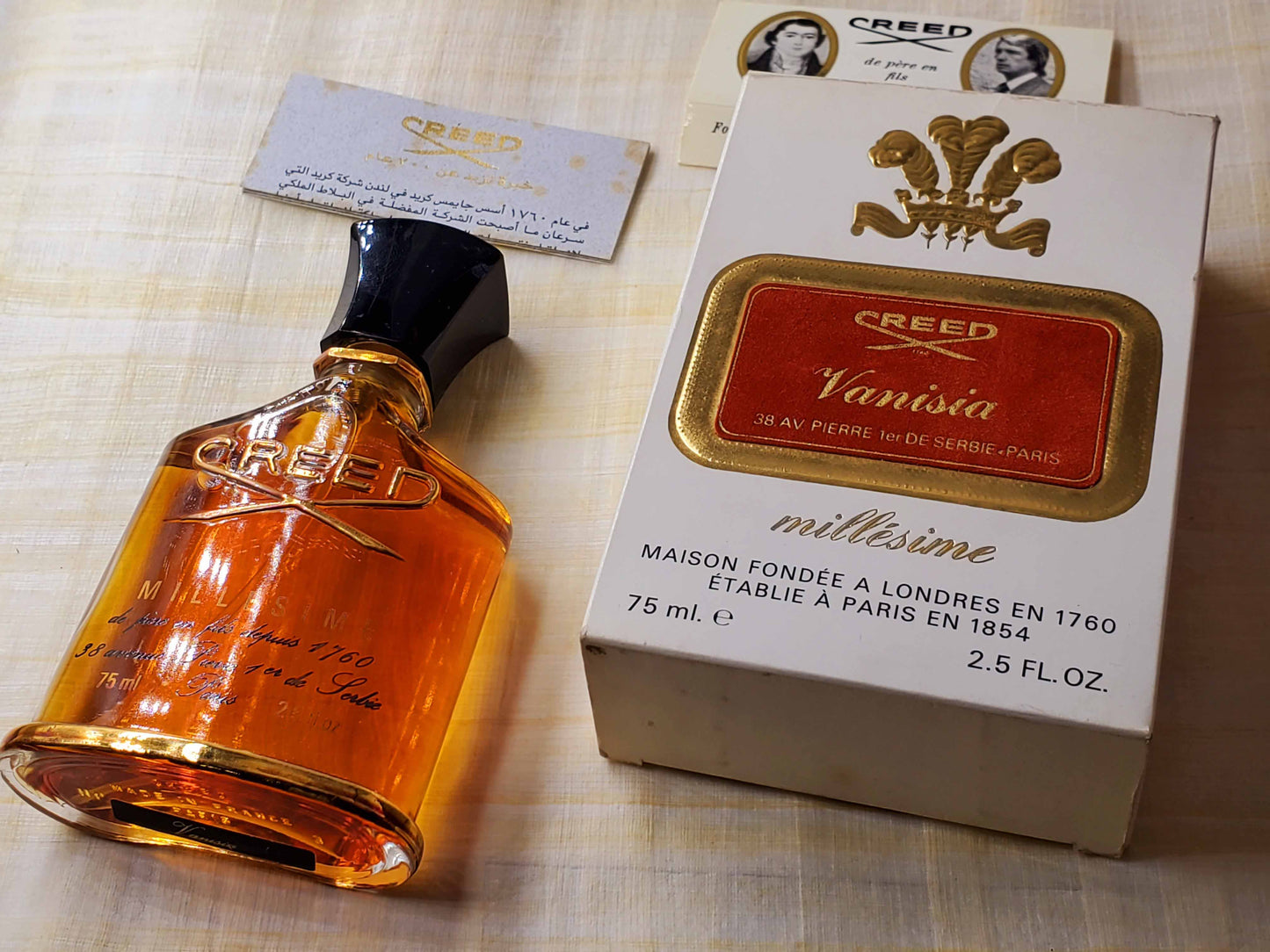 Vanisia Creed for women EDP Spray 75 ml 2.5 oz, Very Rare, Vintage