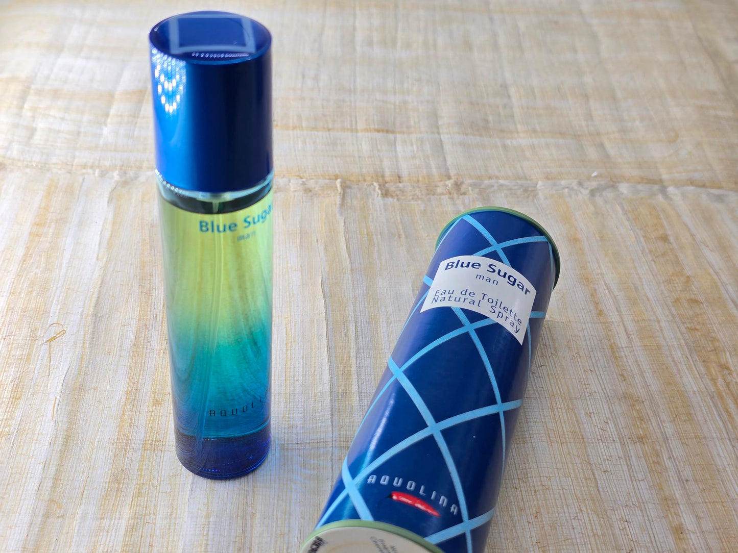 Blue Sugar Aquolina for men EDT Spray 100 ml 3.4 oz OR 50 ml 1.7 oz, Rare, Vintage, Sealed