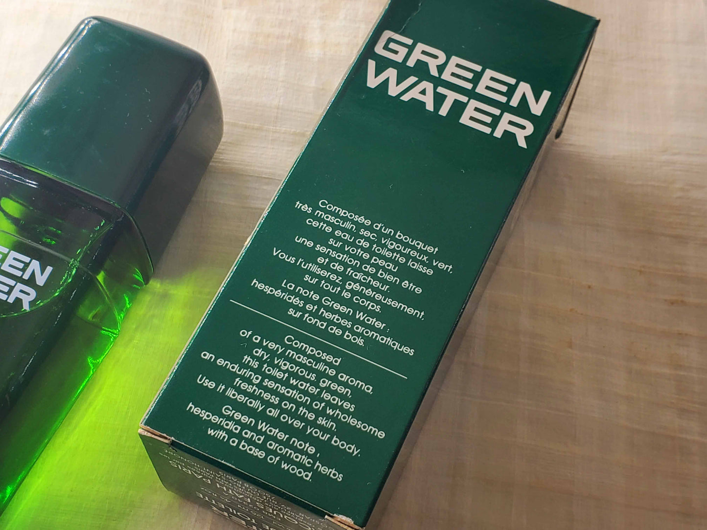 Green Water Jacques Fath for men EDT Splash 125 ml 4.2 oz, Vintage, Rare
