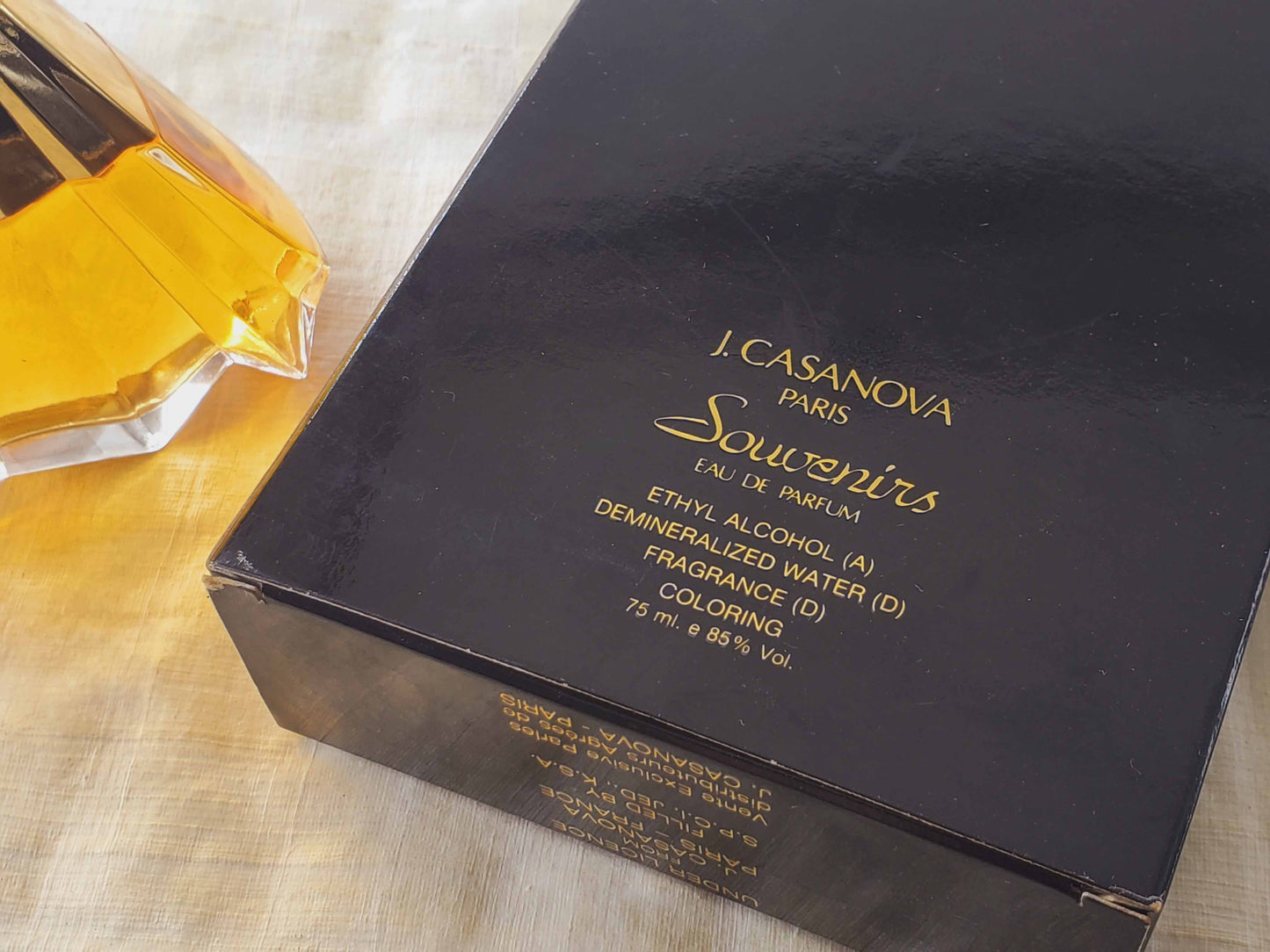 Souvenirs J. Casanova for Women EDP Spray 100 ml 3.4 oz, Vintage, Rare