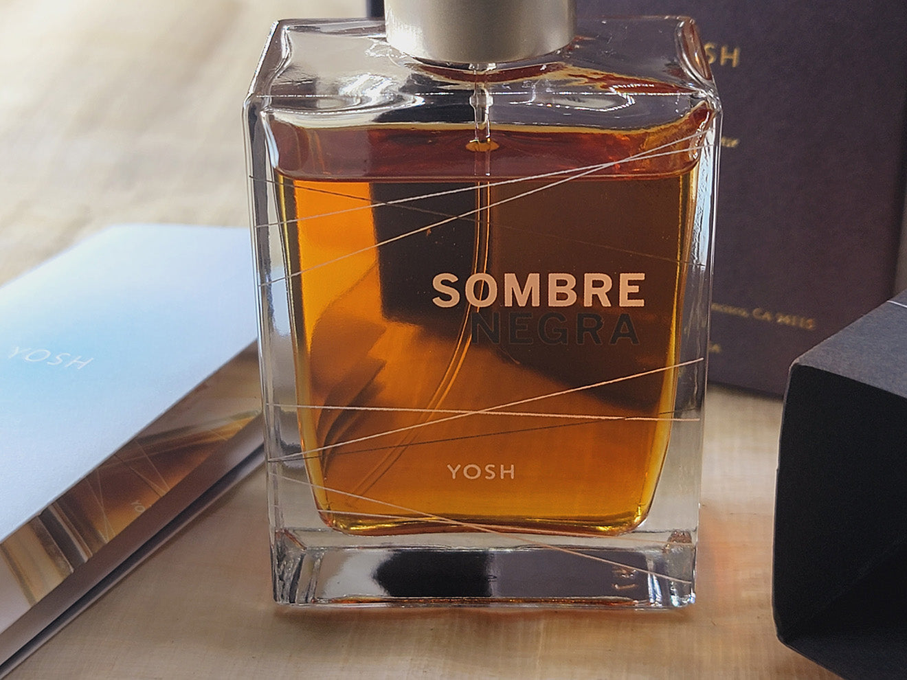 Sombre Negra Yosh Unisex EDP Spray 50 ml 1.7 oz, Rare, Vintage, Used As Pics