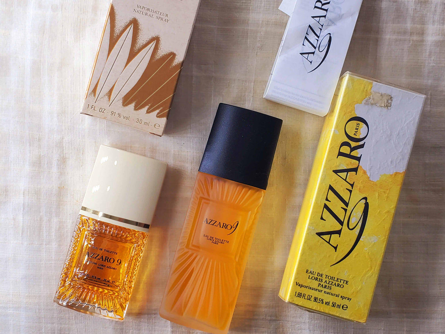 Azzaro 9 Loris Azzaro for women EDT 30+50ml 2.6 oz 2 Pcs, Vintage, Rare, As Pic