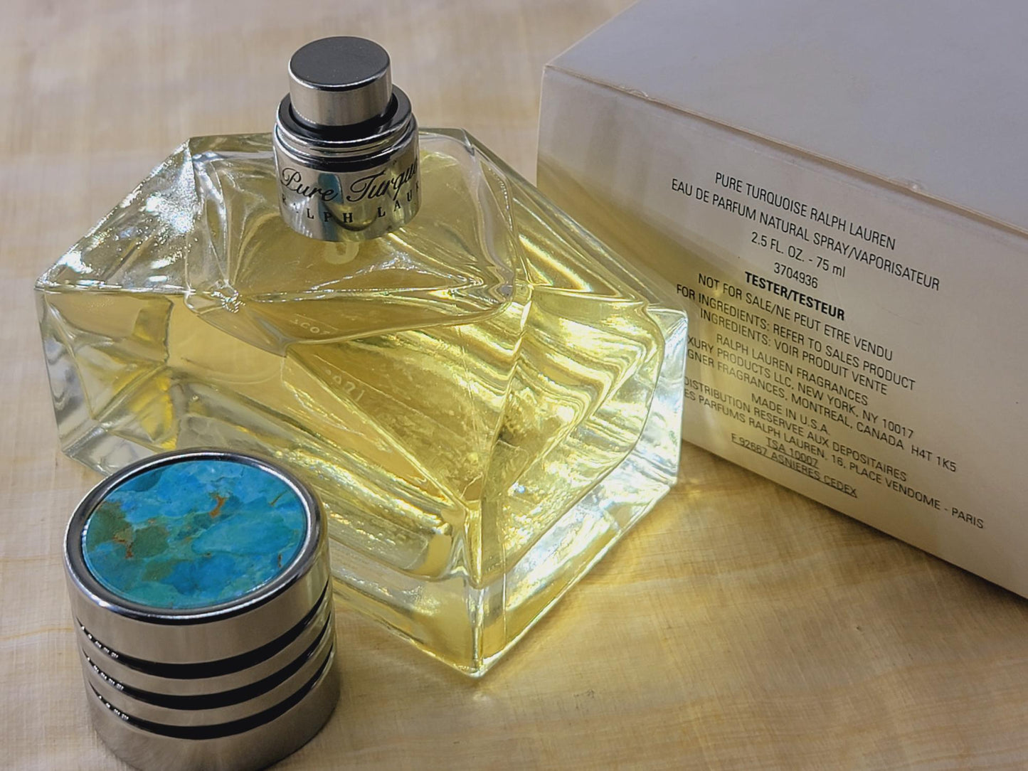 Pure Turquoise Ralph Lauren for women EDP Spray 125 ml 4.2 oz Or 75 ml 2.5 oz, Rare, Vintage, Sealed