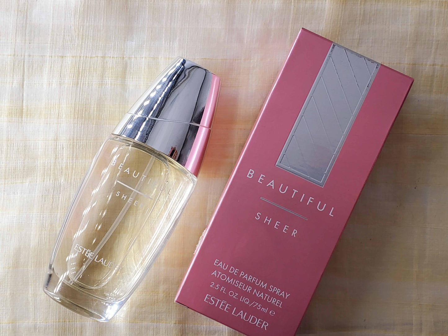 Beautiful Sheer Estée Lauder for women EDP Spray 75 ml 2.5 oz OR 30 ml 1 oz, Vintage, Rare