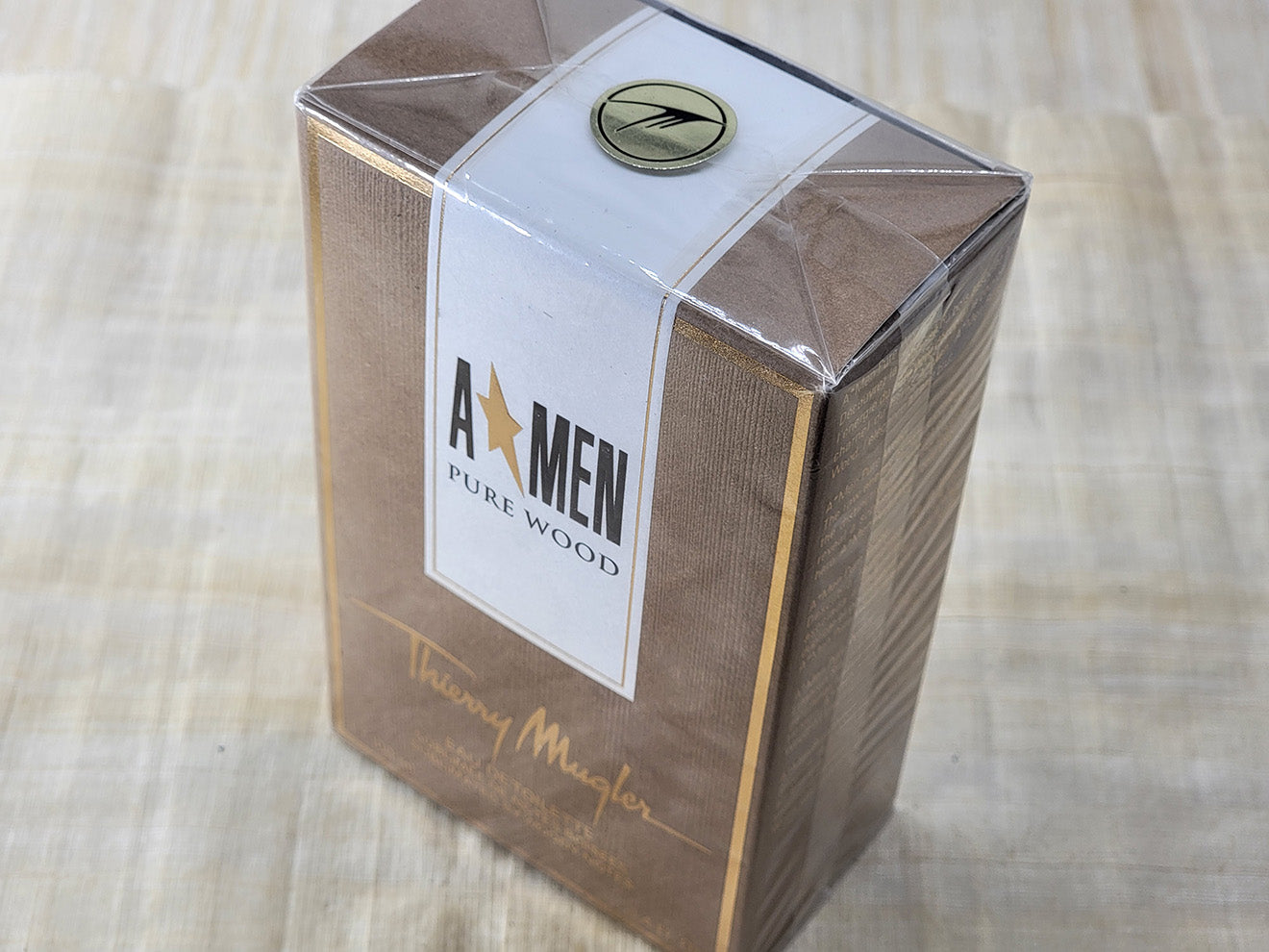 A*Men Pure Wood Mugler for men EDT Spray 100 ml 3.4 oz, Vintage, Rare, Sealed
