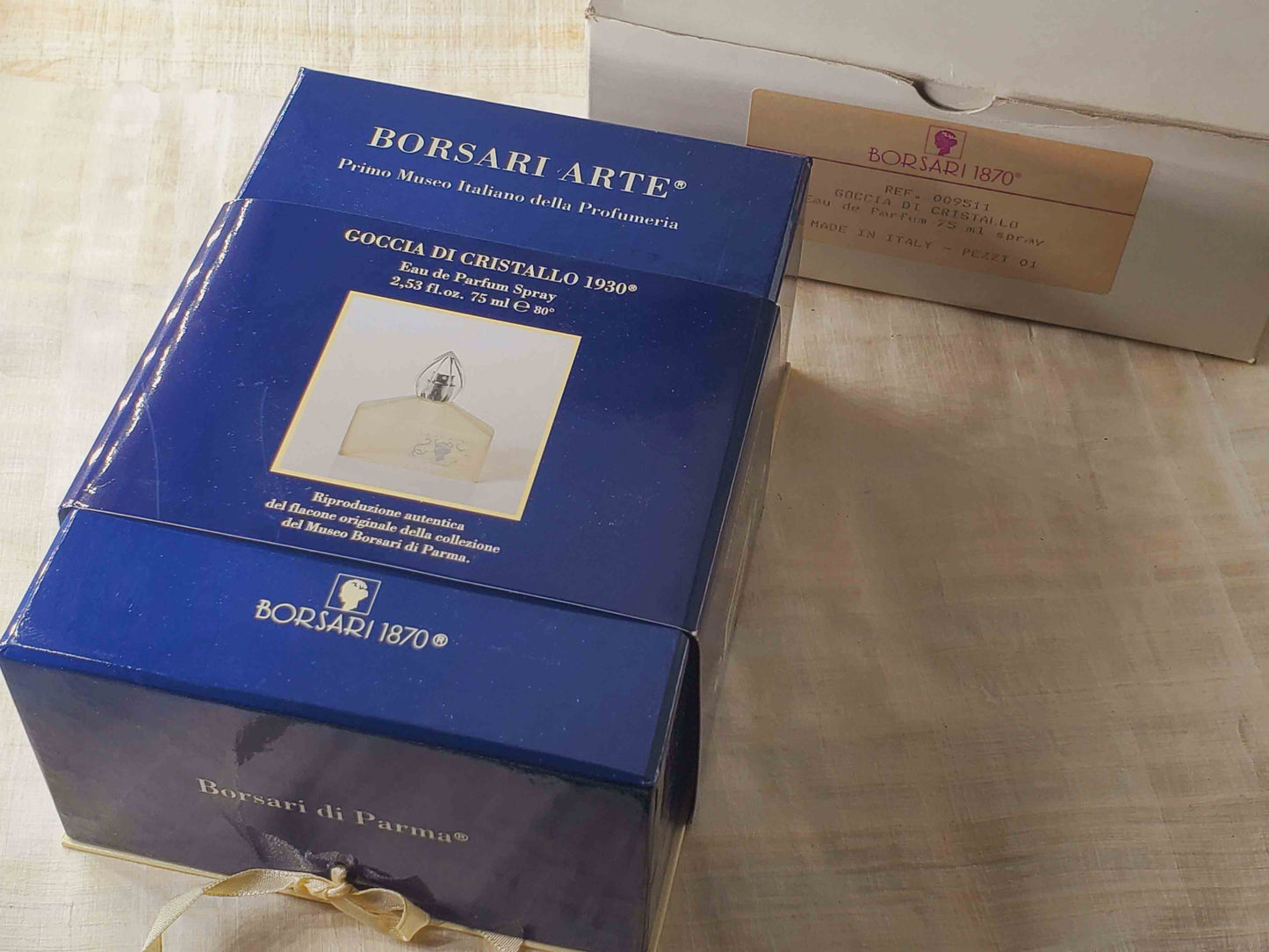 Goccia di Cristallo Borsari for women EDP Spray 75 ml 2.5 oz, Vintage, Rare