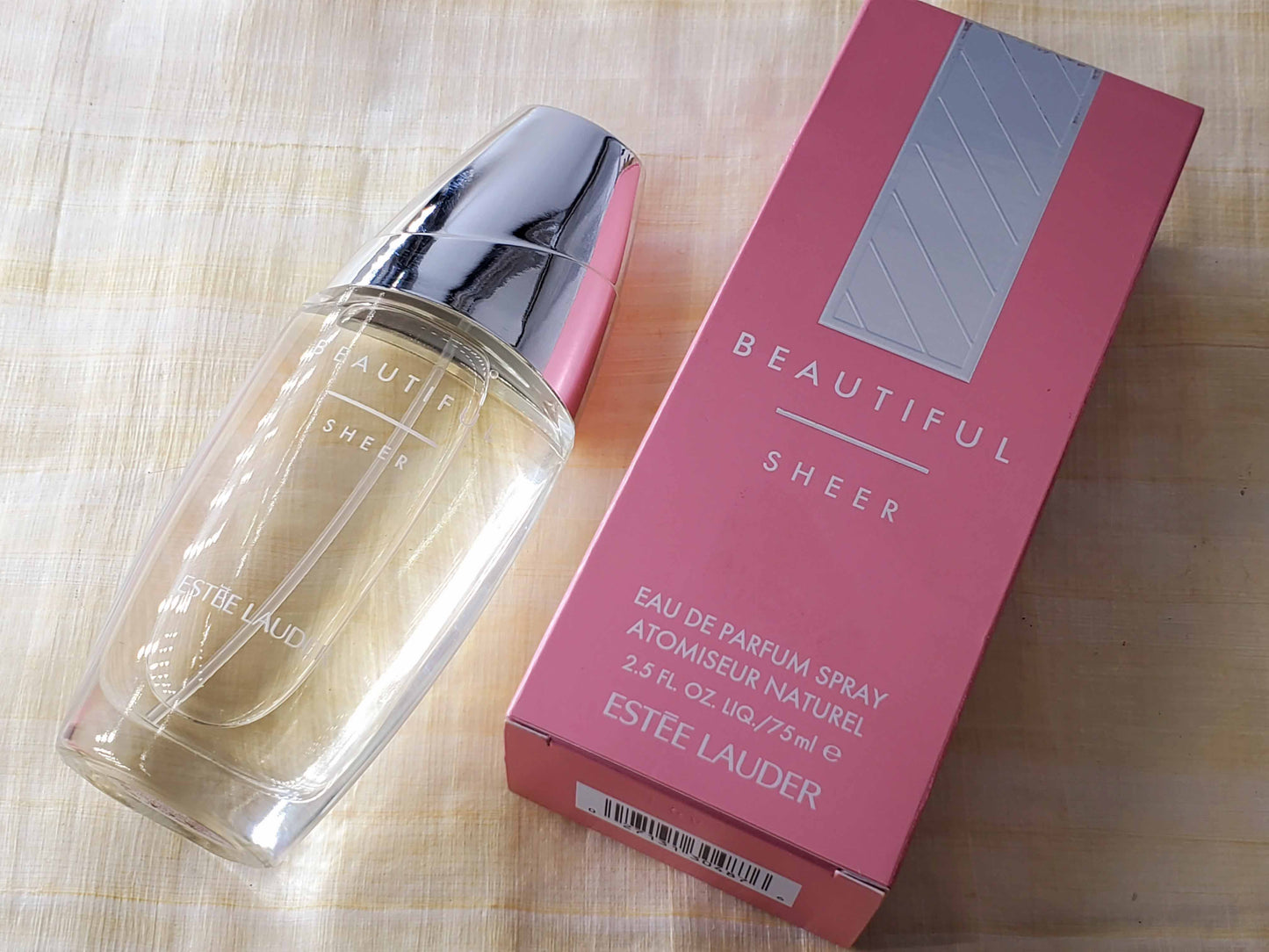 Beautiful Sheer Estée Lauder for women EDP Spray 75 ml 2.5 oz OR 30 ml 1 oz, Vintage, Rare