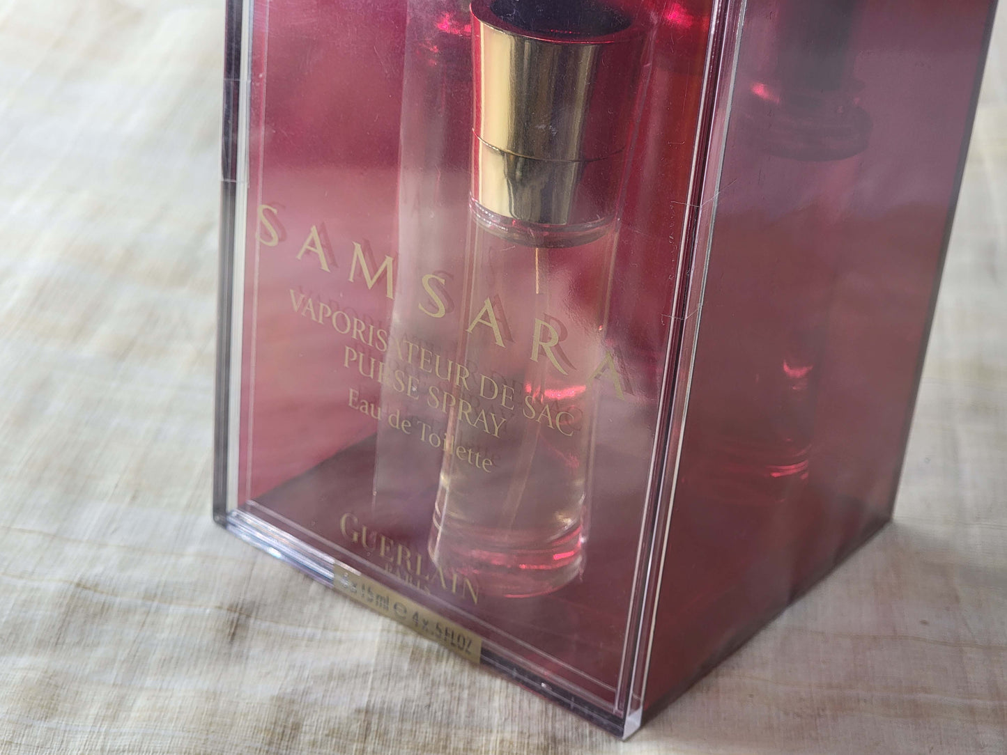 Samsara Guerlain for women EDT Purse Spray 4 × 15 ml, 4 × 0.5 FLOZ, Rare, Vintage, Sealed