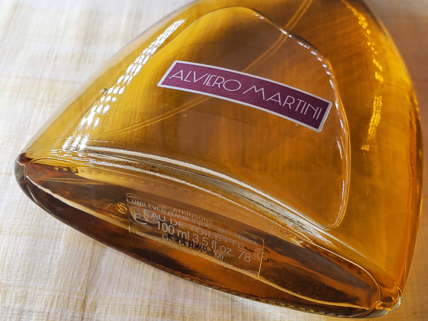 Alviero Martini Uomo EDT Spray 100 ml 3.4 oz. Rare, Vintage