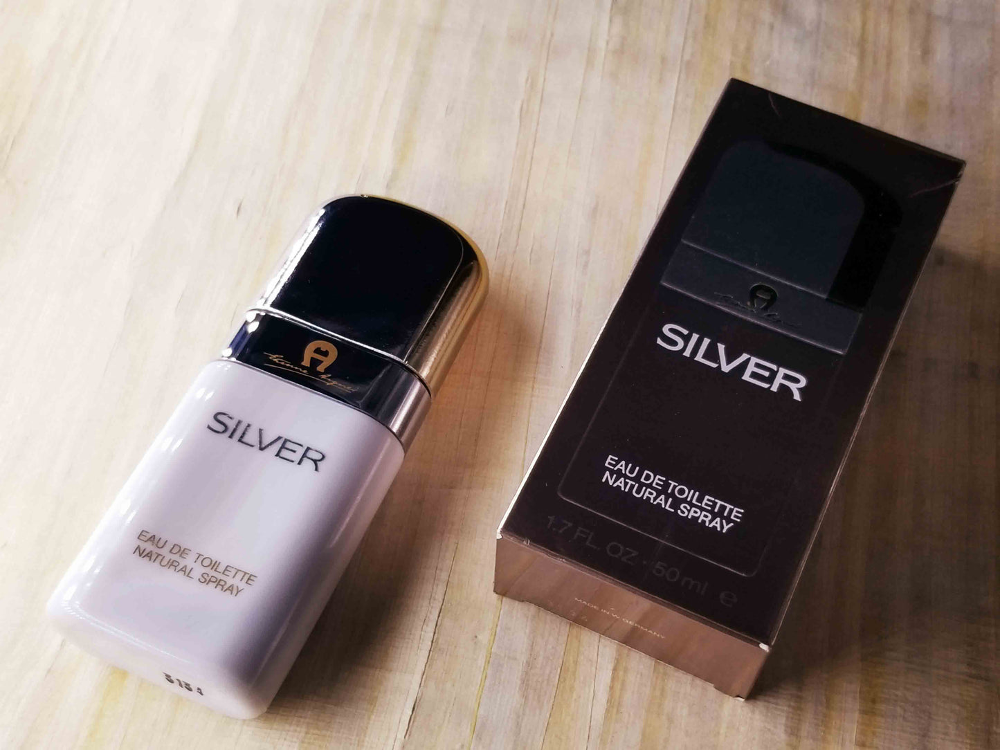 Silver Aigner for Men Etienne Aigner for men EDT Spray 50 ml 1.7 oz, Vintage, Rare, As Pics