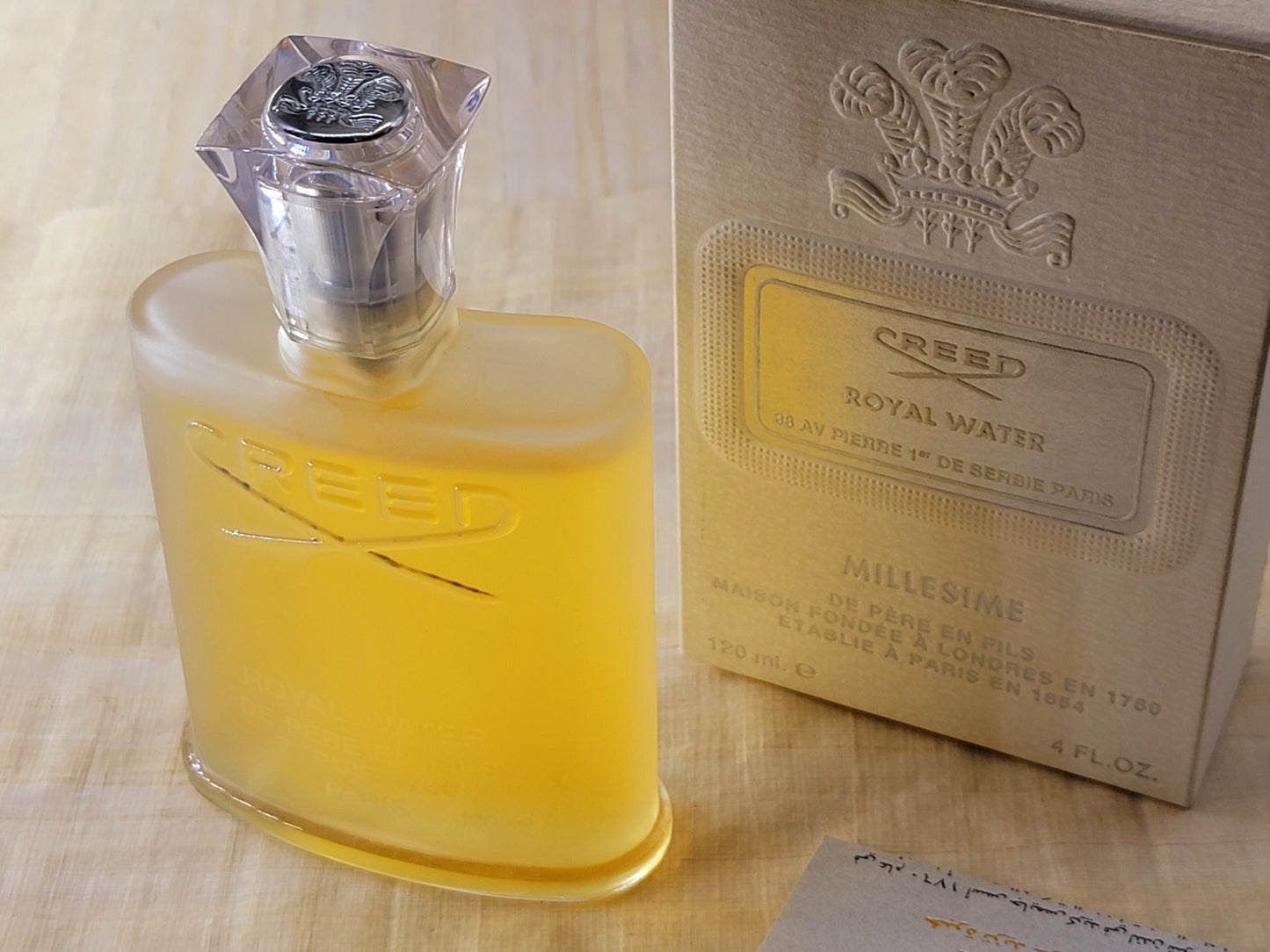 Royal Water Creed Unisex EDP Spray 120 ml 4 oz, Very Rare, Vintage 2004 Batch 02L04