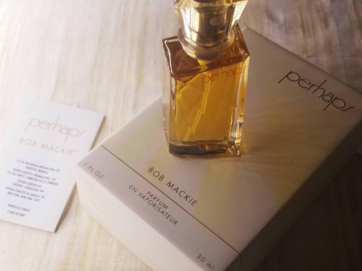 Perhaps by Bob Mackie Women Pure Parfum Spray 30 ml 1 oz, Vintage, Rare