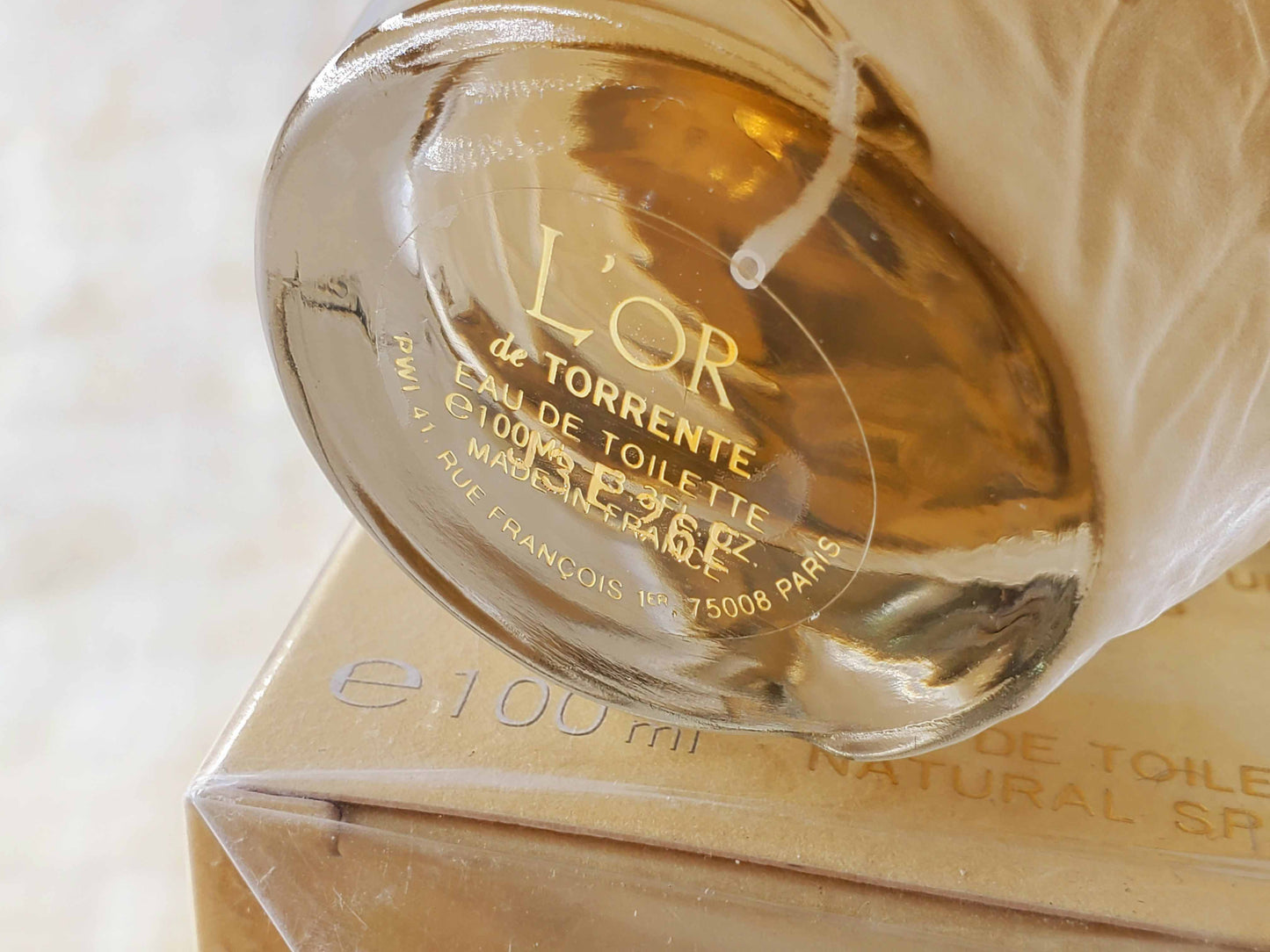 L'Or de Torrente Haute Couture for women EDT Spray 100 ml 3.4 oz Or 50 ml 1.7 oz, Vintage, Rare, Sealed