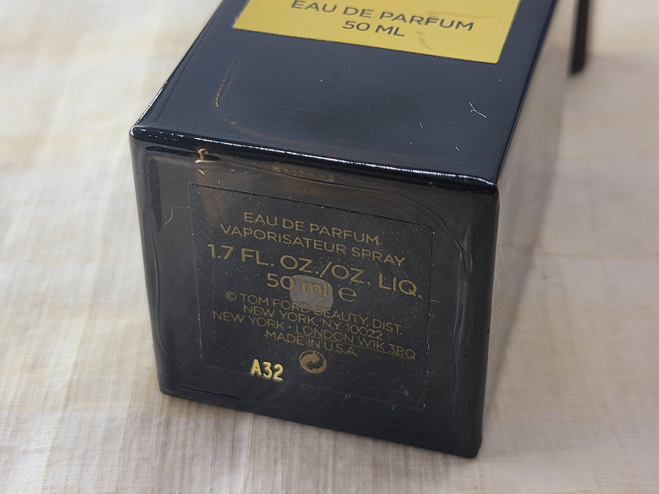Black Violet Tom Ford for Unisex EDP Spray 50 ml 1.7 oz, Rare, Vintage, Tester, Used As Pics