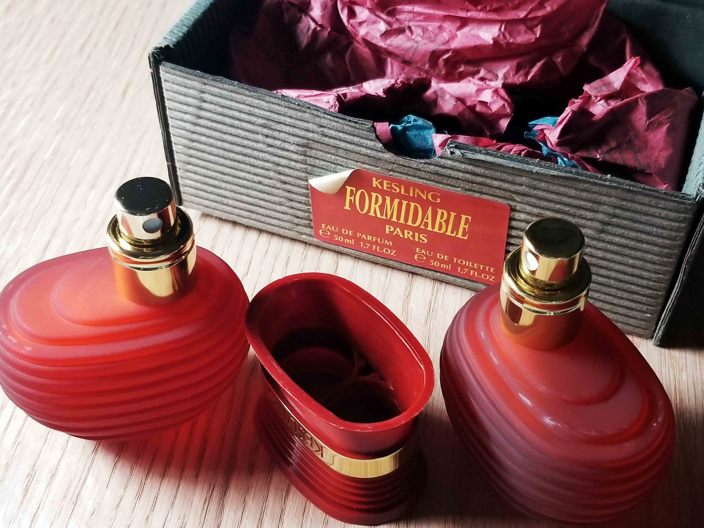 Formidable Kesling for women EDP Spray 100 ml 3.4 oz + EDT Spray 100 ml 3.4 oz Or 50 ml 1.7 oz + EDT Spray 50 ml 1,7 oz, Vintage, Rare