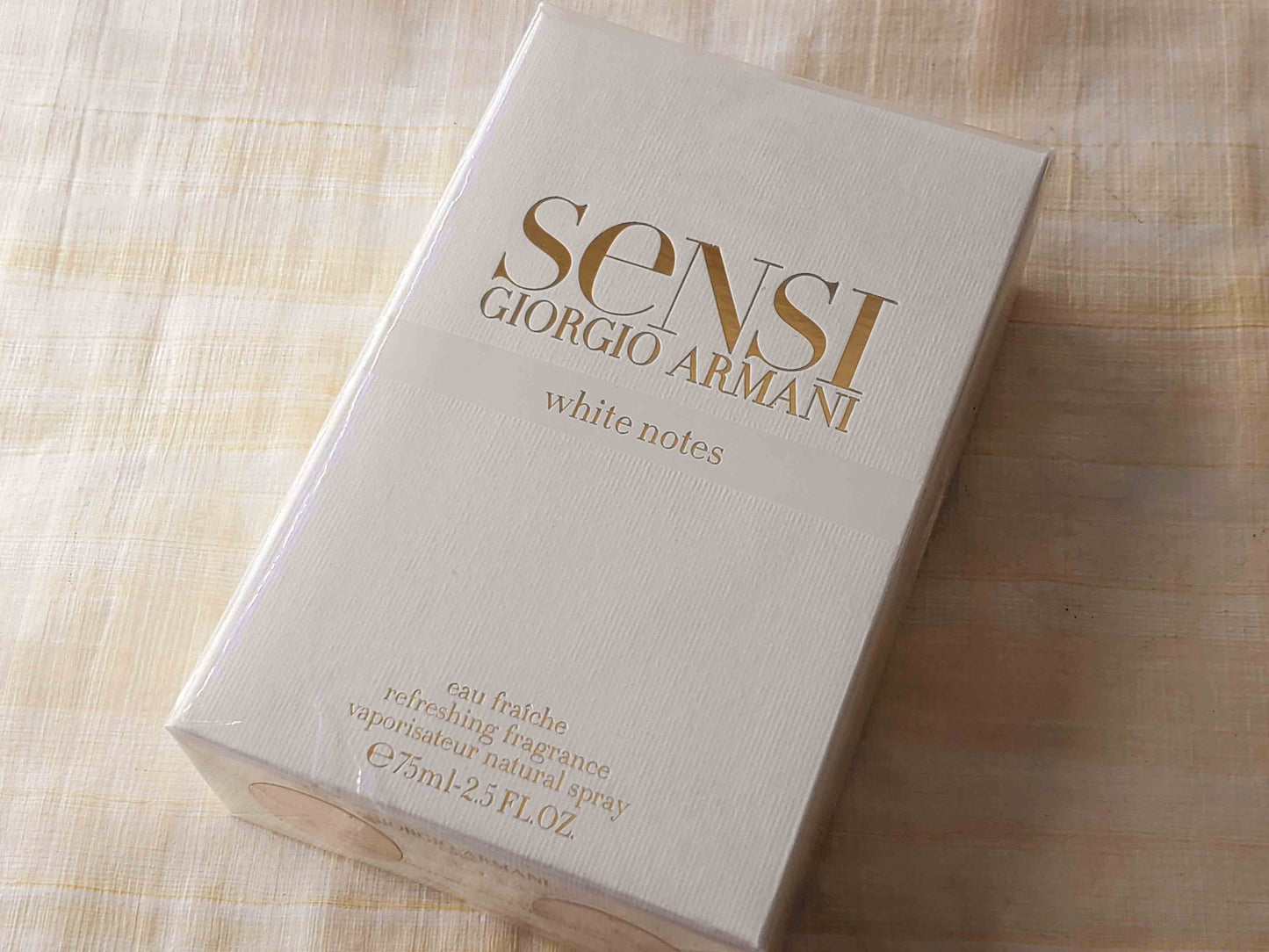 Sensi White Notes Giorgio Armani for women Eau Fraiche 75 ml 2.5 oz, Vintage, Rare, Sealed