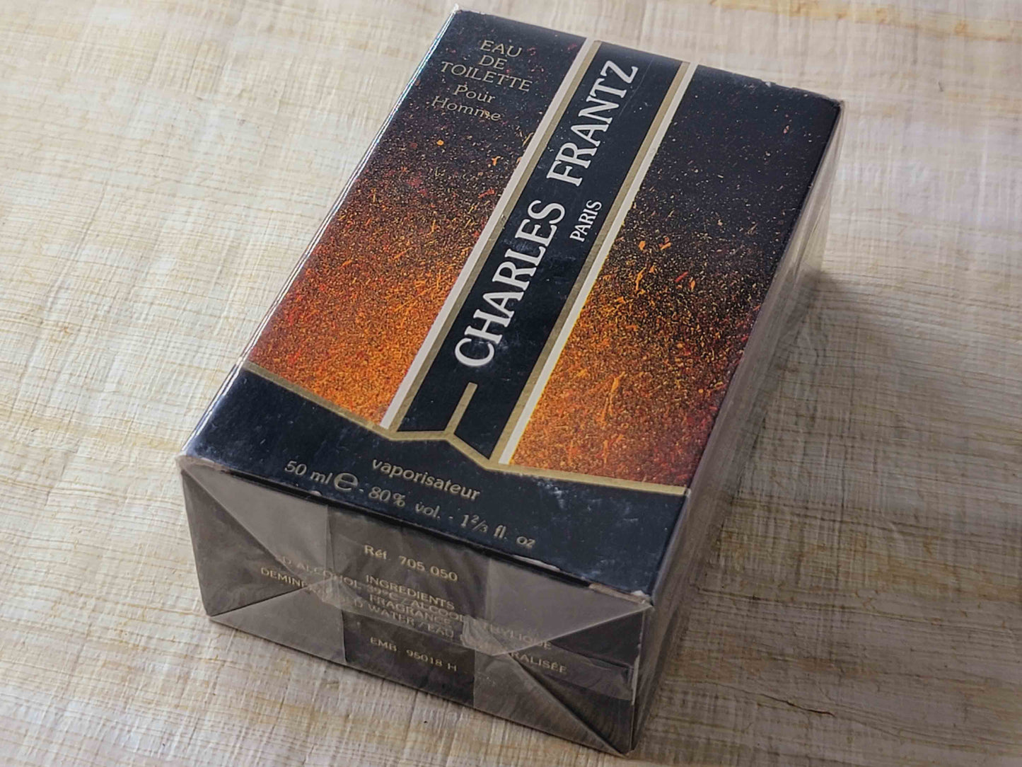 Charles Frantz pour Homme EDT Spray 100 ml 3.4 oz OR 50 ml 1.7 oz, Rare, Vintage