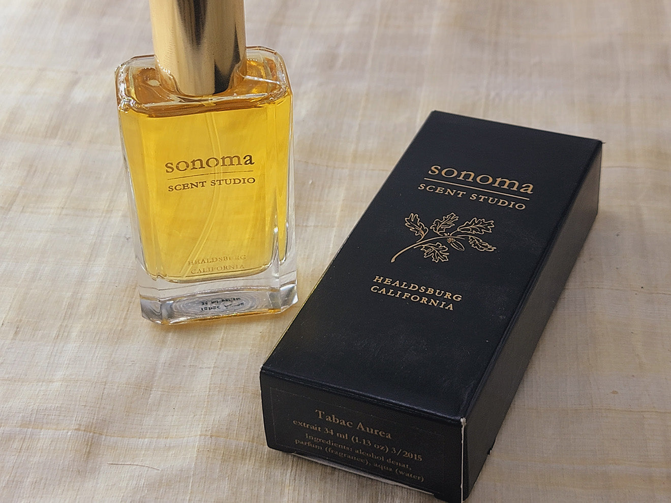 Tabac Aurea Sonoma Scent Studio Unisex EDP Spray 50 ml 1.7 oz, Rare, Vintage, Used As Pics