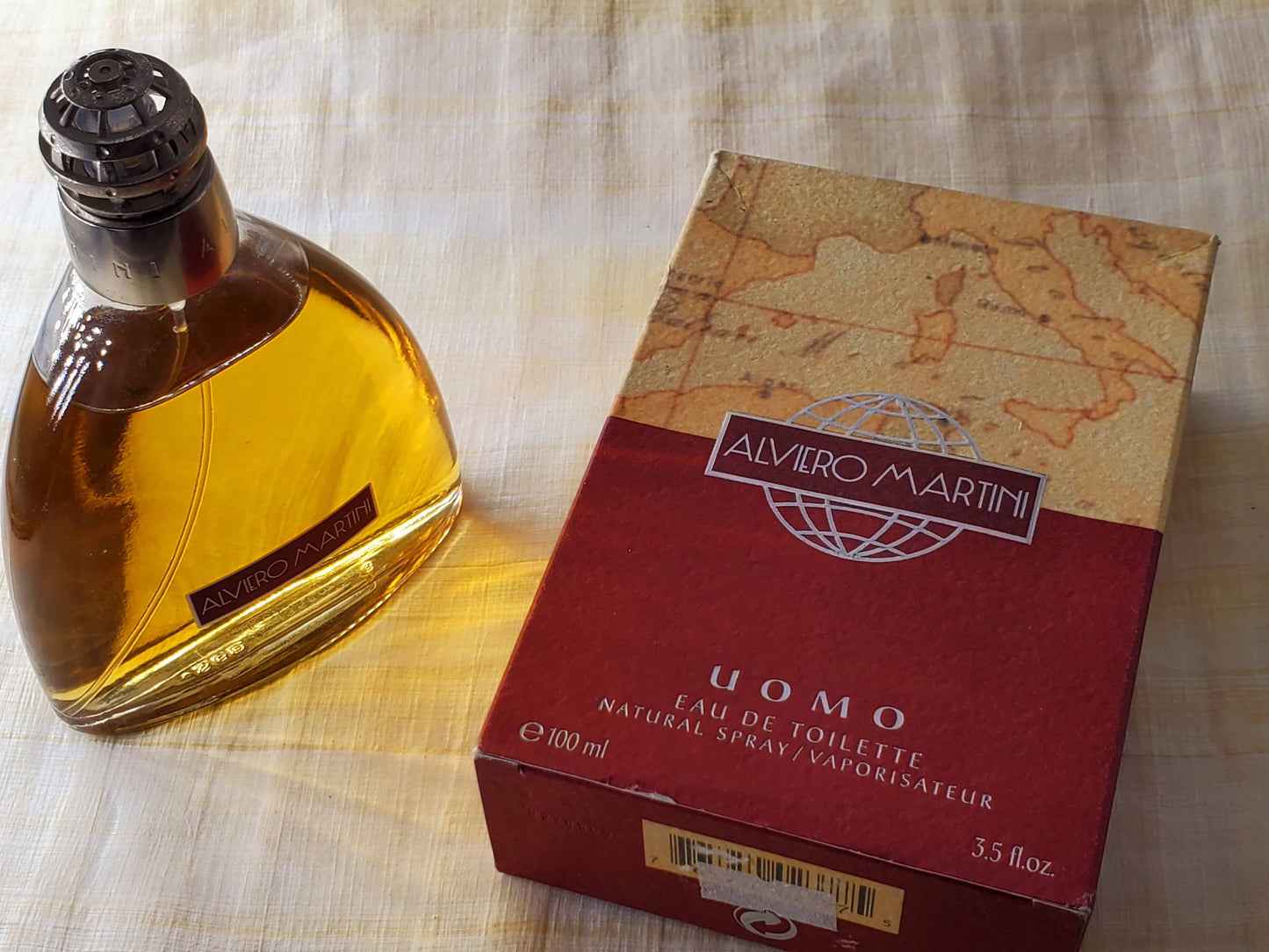 Alviero Martini Uomo EDT Spray 100 ml 3.4 oz. Rare, Vintage