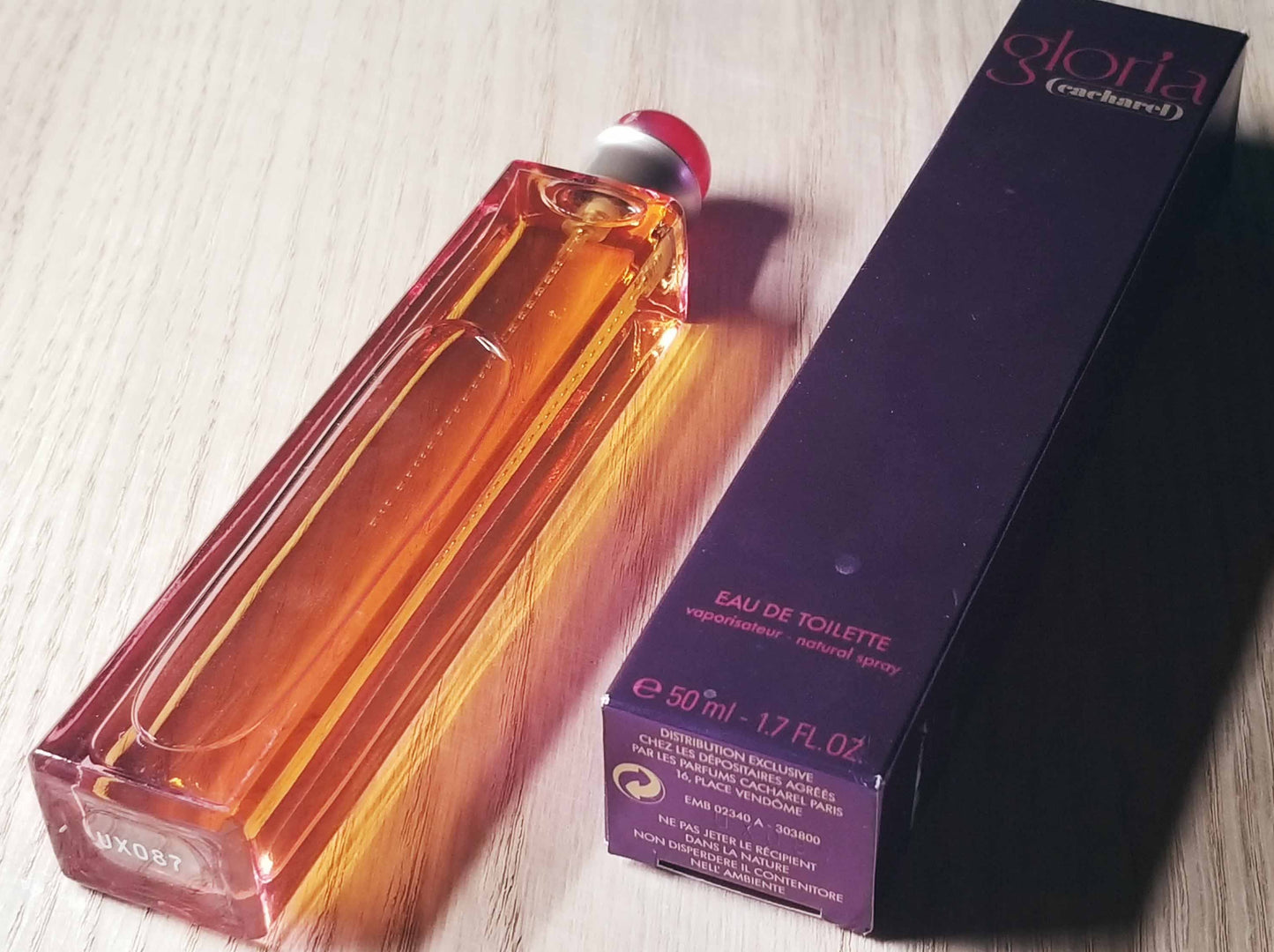 Gloria Cacharel for women EDT Spray 100 ml 3.4 oz OR 50 ml 1.7 oz, Vintage, Rare