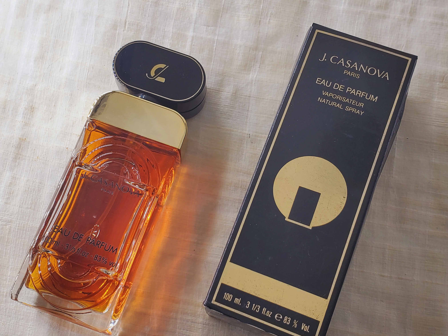 J. Casanova for women EDP Spray 100 ml 3.4 oz, Vintage, Rare