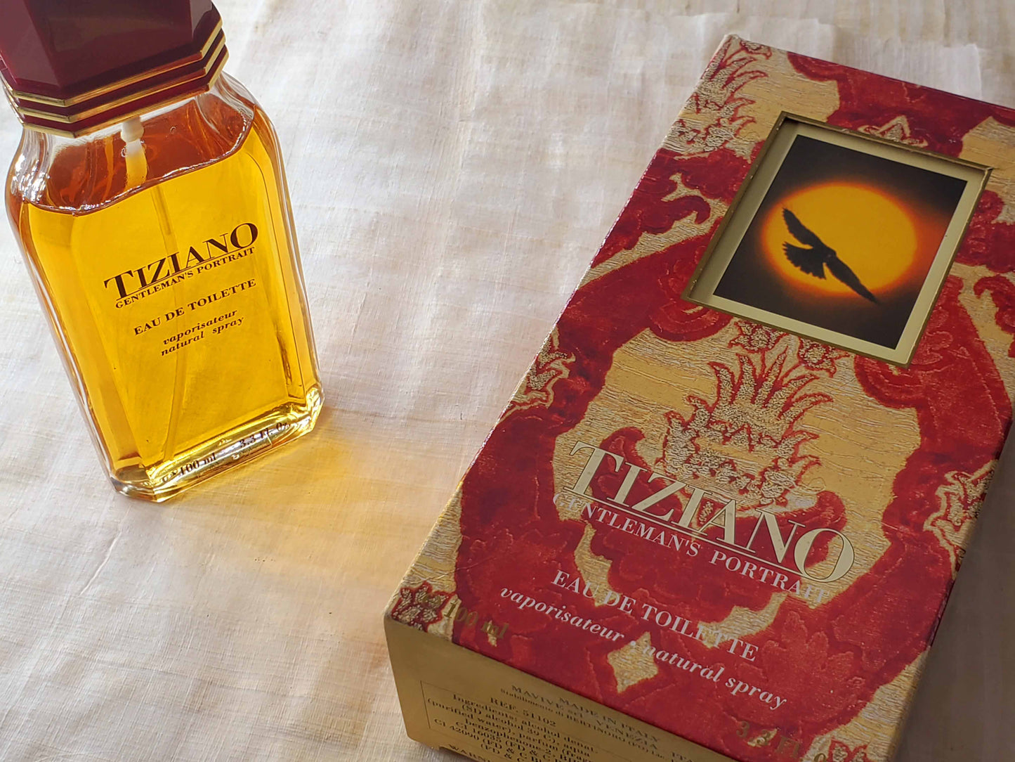 Tiziano - Gentleman's Portrait Vidal (Mavive) for men EDT Spray 100 ml 3.4 oz, Vintage, Rare
