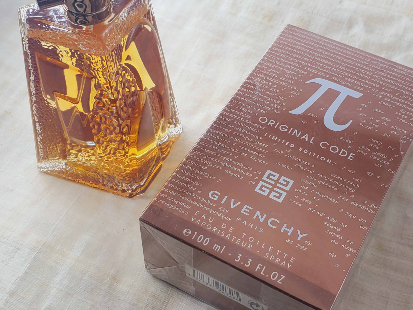 Pi Original Code Givenchy for men EDT Spray 100 ml 3.4 oz, Vintage, Rare, Sealed